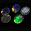 8x10mm -The Most Best High Quality in The World - Ethiopian Opal - Super Sparkle Faceted Cut Stone Every Pcs Have Amazing Full Flashy Multy Fire - 5pcs